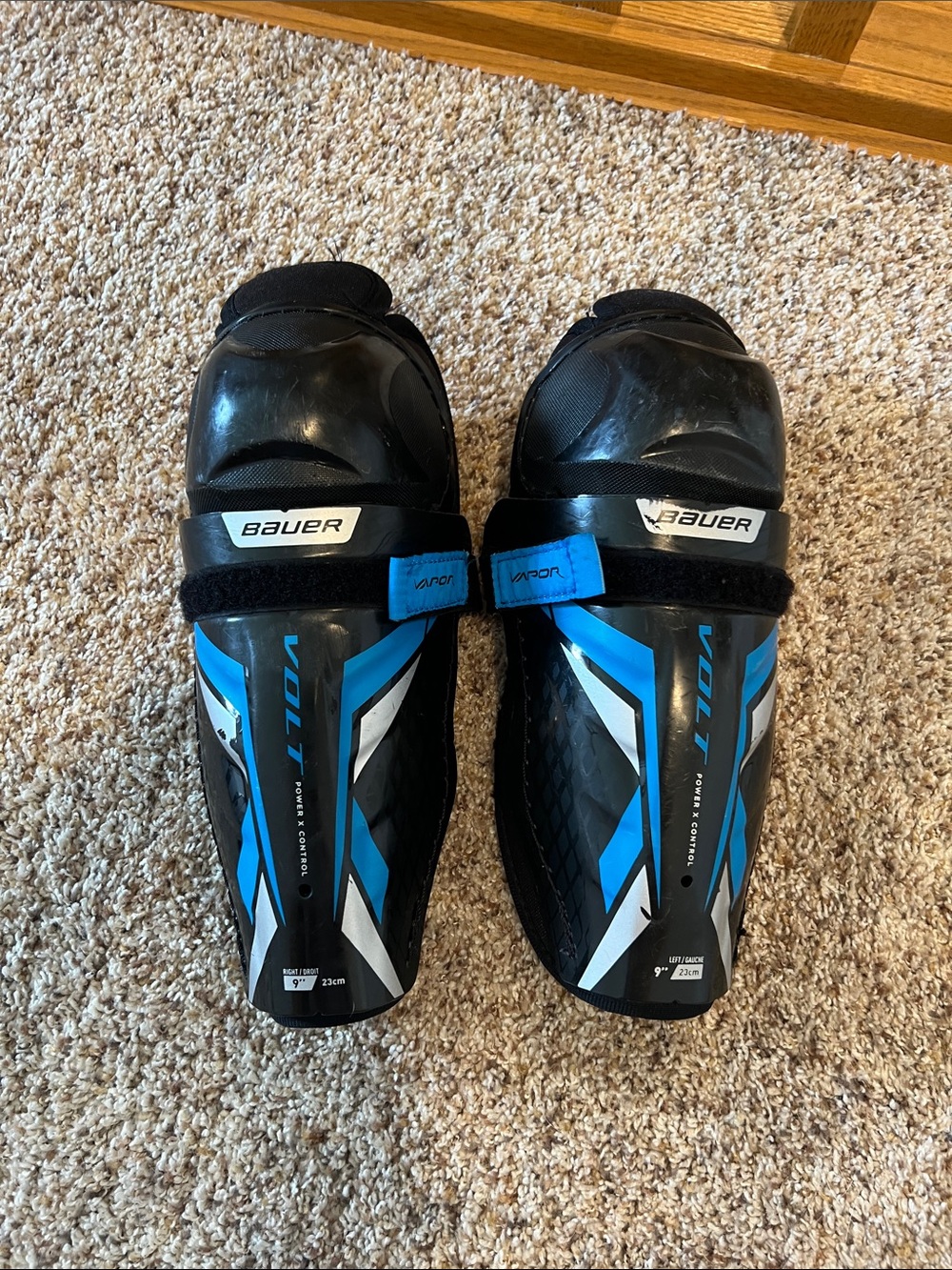 Bauer youth hockey shin guards